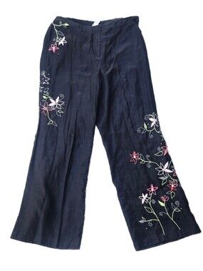 Vintage J Jill Linen Trouser